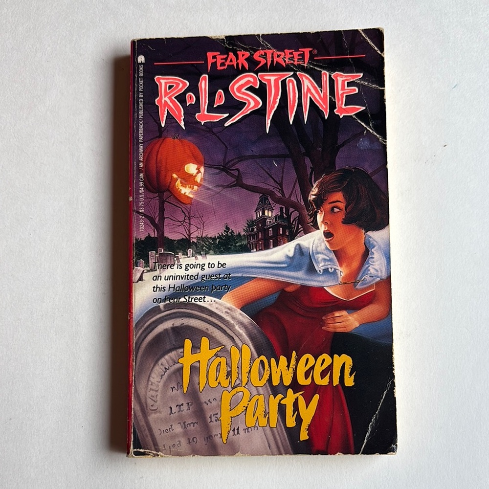 Vintage Fear Street Halloween Party Book by RL Stine Paperback